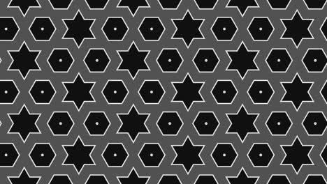 patrón blanco y negro en un fondo mínimo.