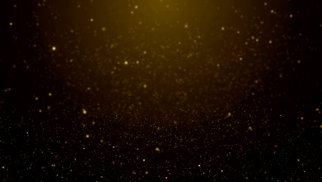 particles gold glitter bokeh award dust abstract background loop