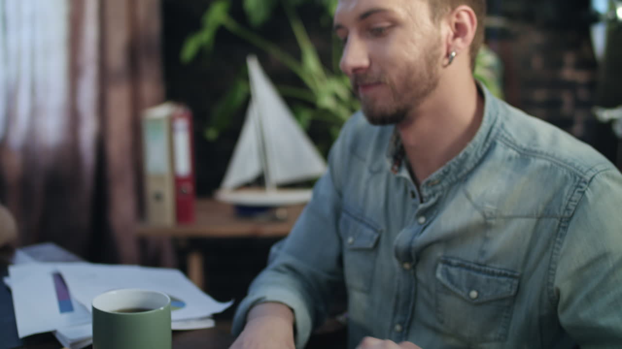 Business team talking on office