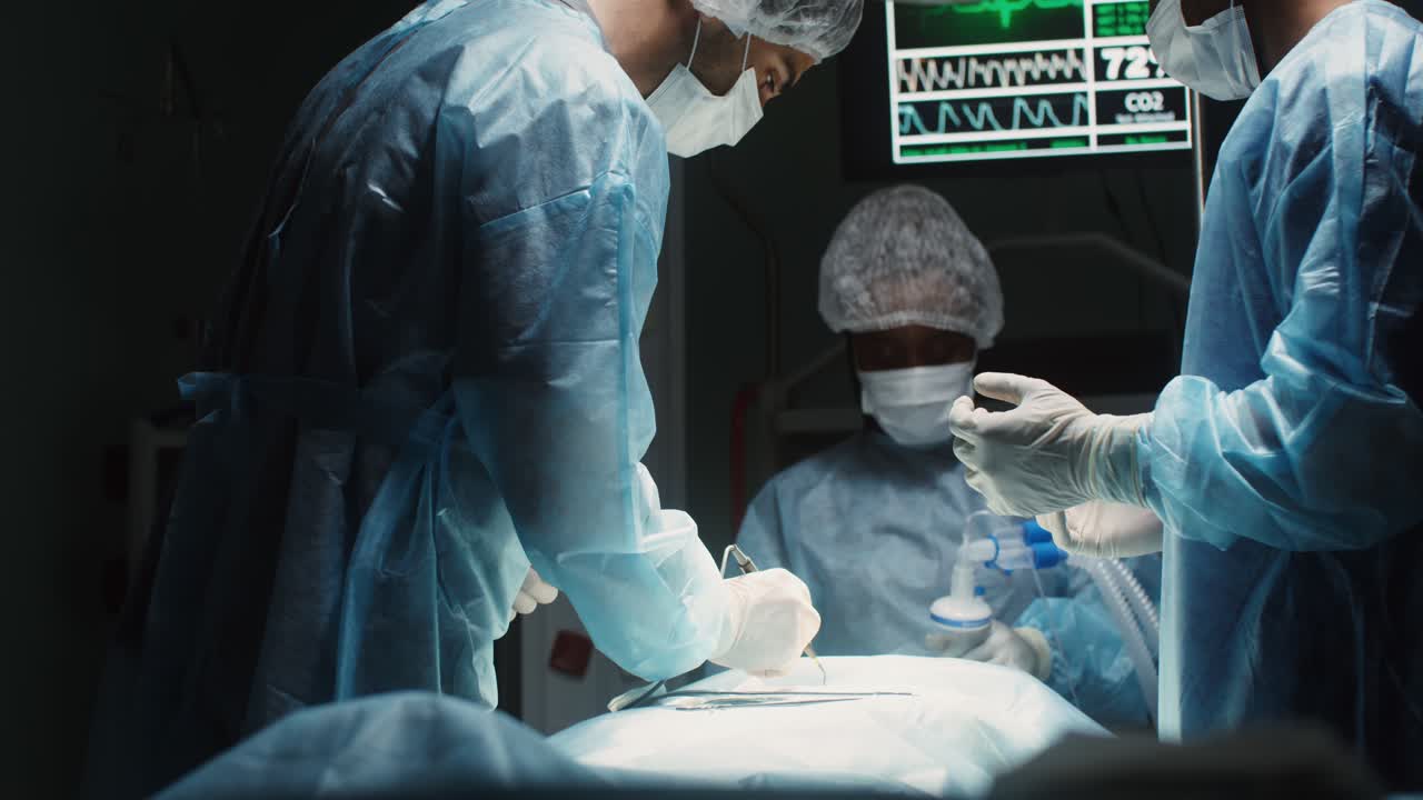 procedimiento quirúrgico en curso