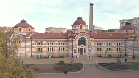 Museo-En-Sofia,-Bulgaria---Vista-Aérea