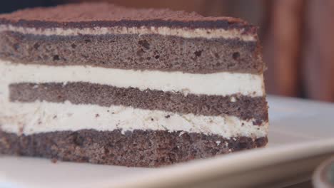 slice of tiramisu cake