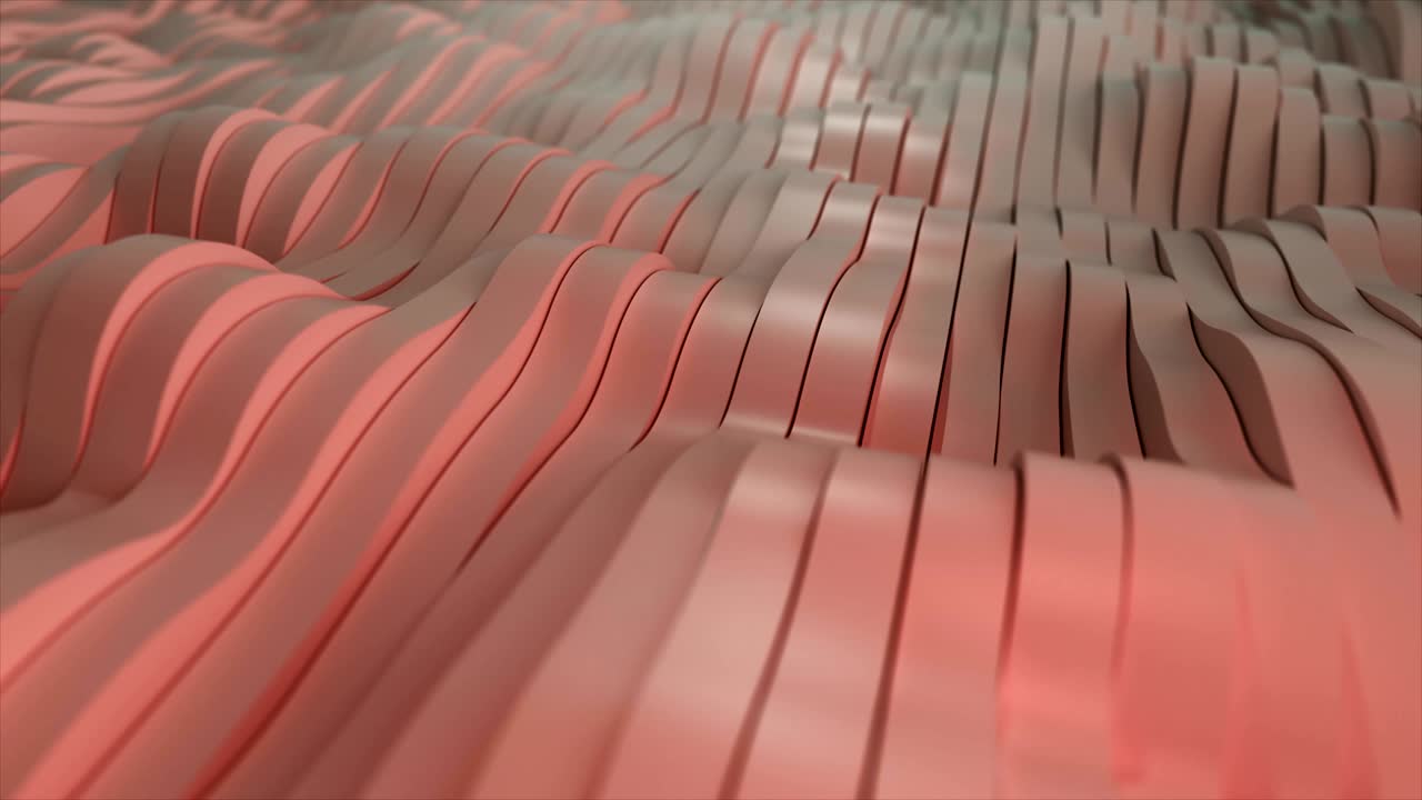 ondas de goma desplazadas.