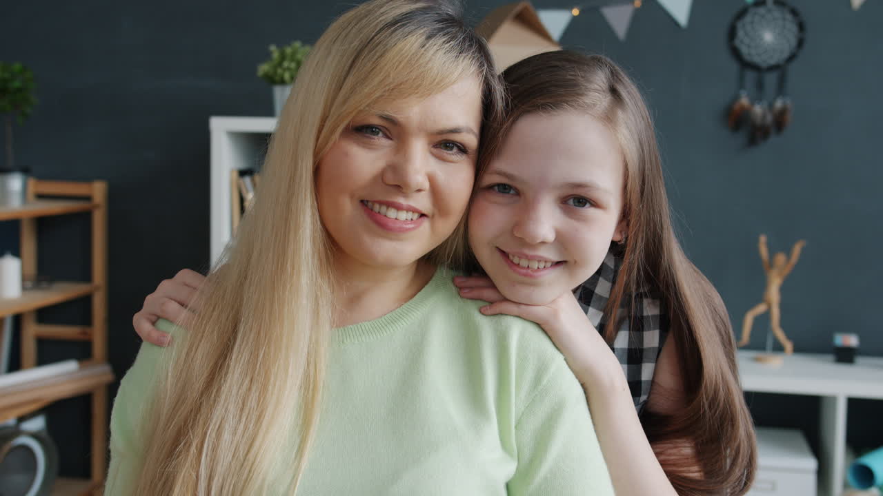 Portrait von Mutter und Tochter