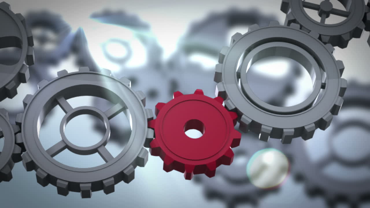 engranajes y ruedas giratorias