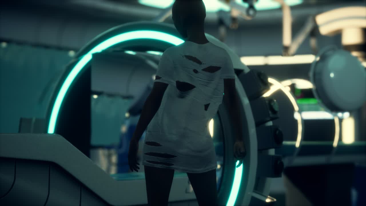 paciente perdido en el laboratorio de resonancia magnética