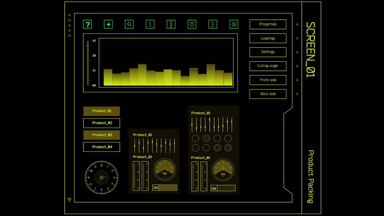 Retro HUD UI