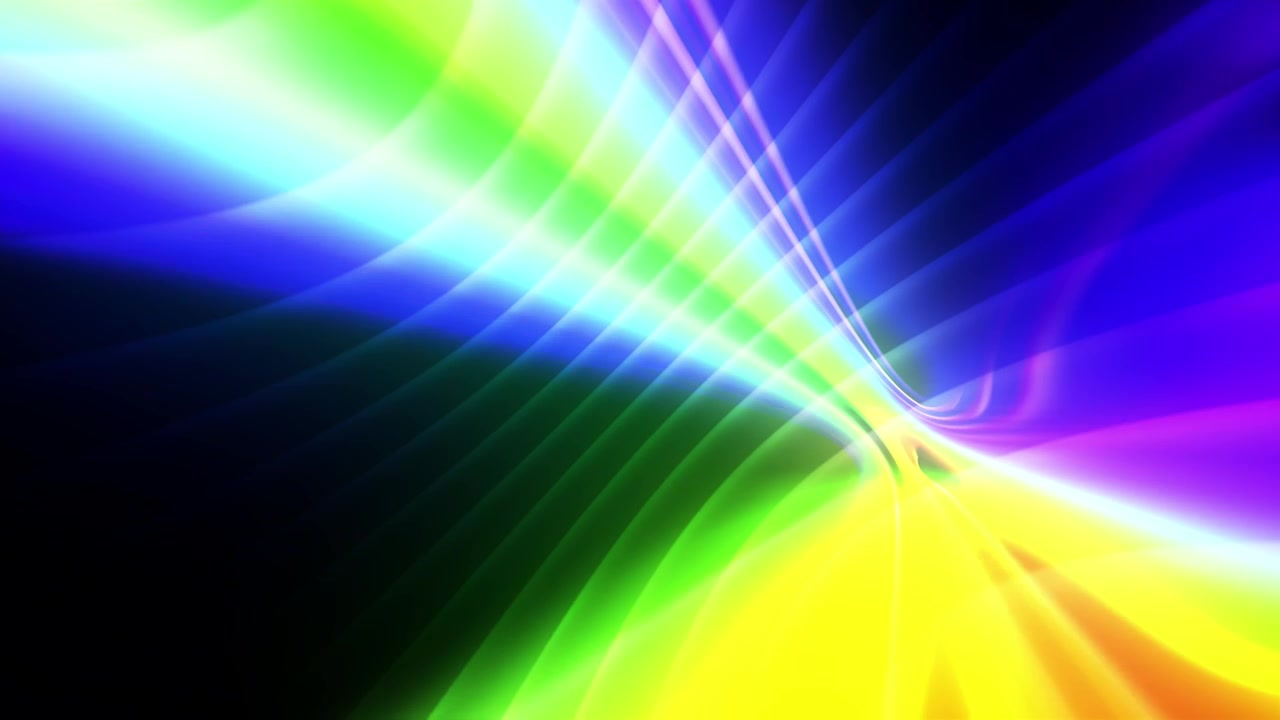 Abstract Motion Background with Vibrant Flowing Light Waves