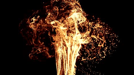 4K Unique Particle Burst Background.
