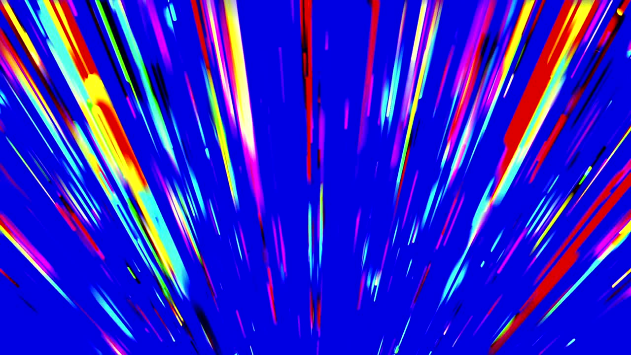 Abstract beams on blue