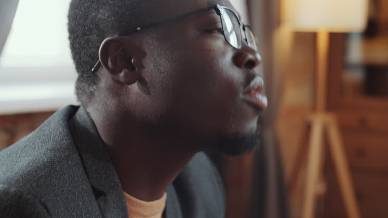 African American Man Talking during Counseling Session