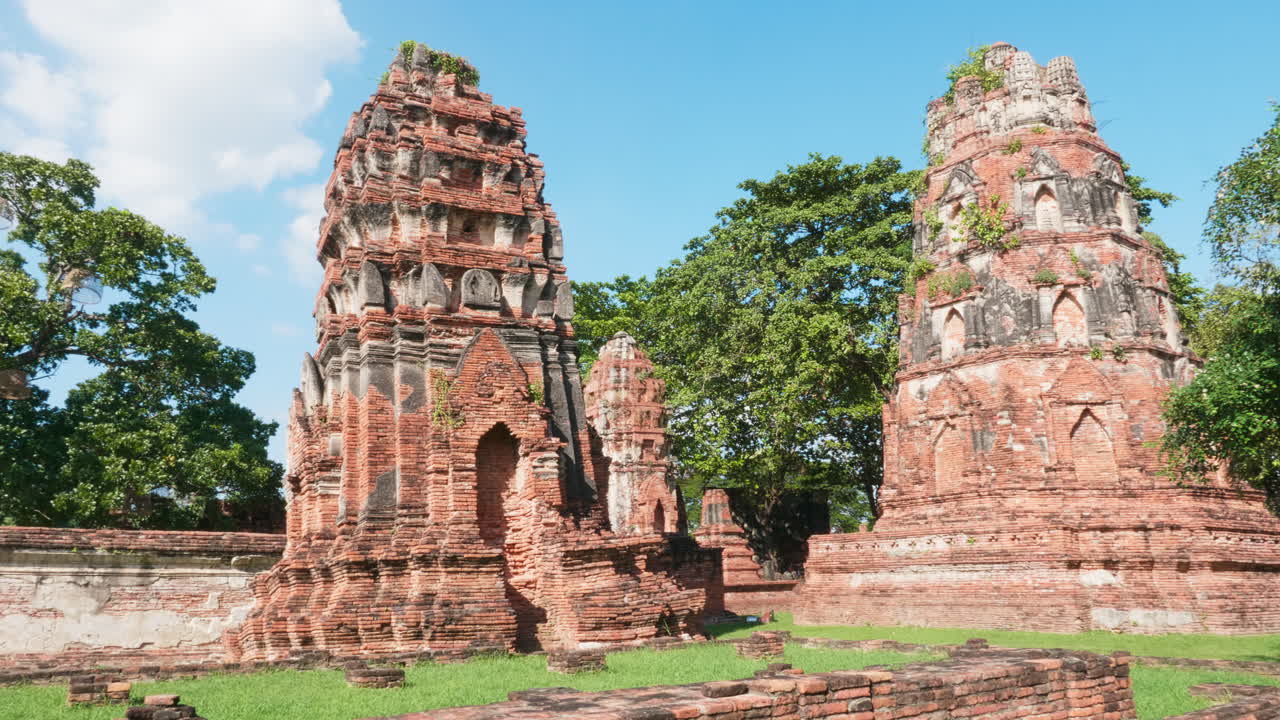 Ayutthayan muinaiset rauniot Thaimaassa