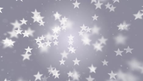 abstract motion soft white background loop video animation shining gold star particles shimmering