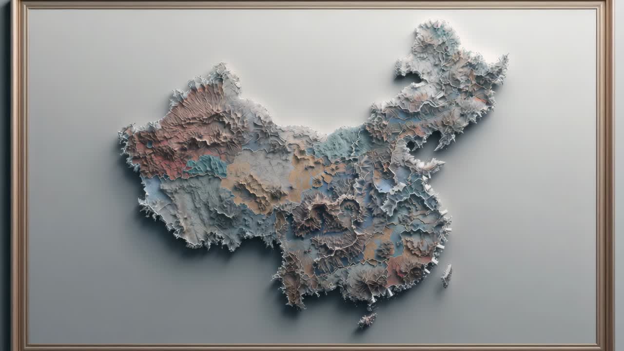 Artistic Map of China