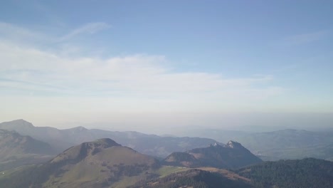 drone flight over the leistchamm in switzerland