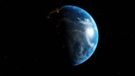 earth globe footage from space