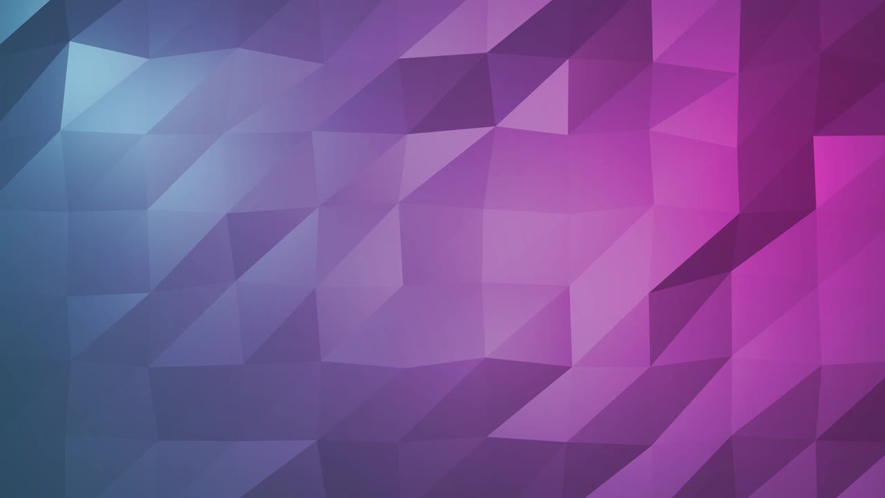 superficie poligonal abstracta que se mueve en animación 3d sin costuras en 4k
