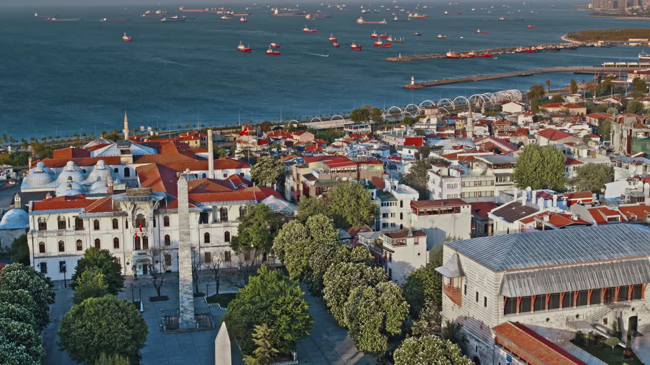 plaza sultanahmet en la ciudad de estambul, turquía