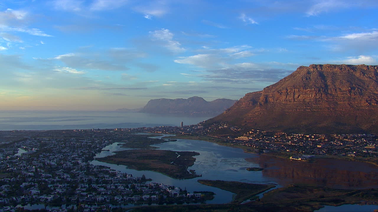 Approaching Muizenberg from Cape Town International