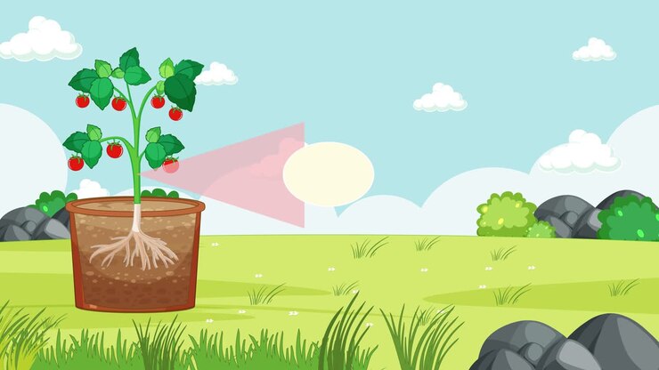 Time-lapse of a plant's growth and stem anatomy