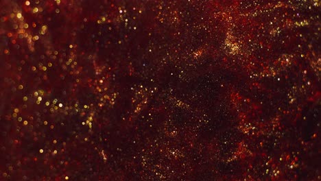 abstract red and gold glitter background