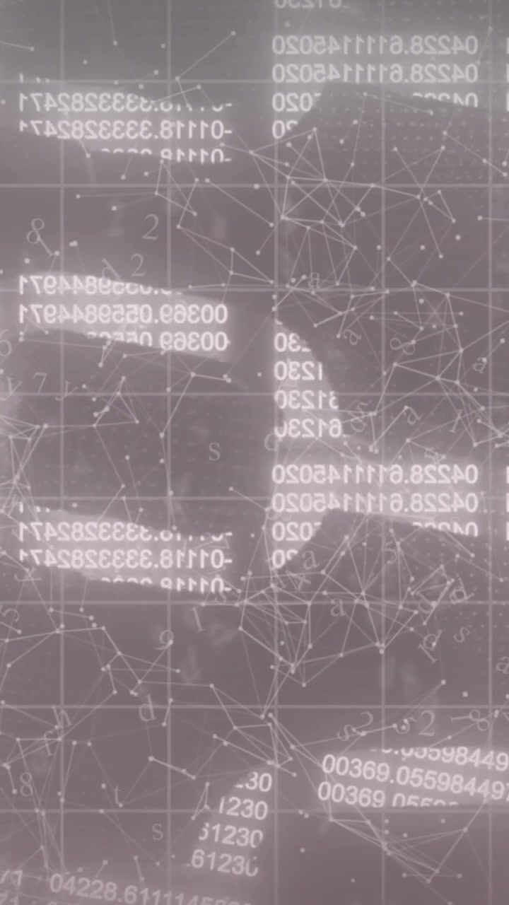 Animation of shapes and chains over data processing