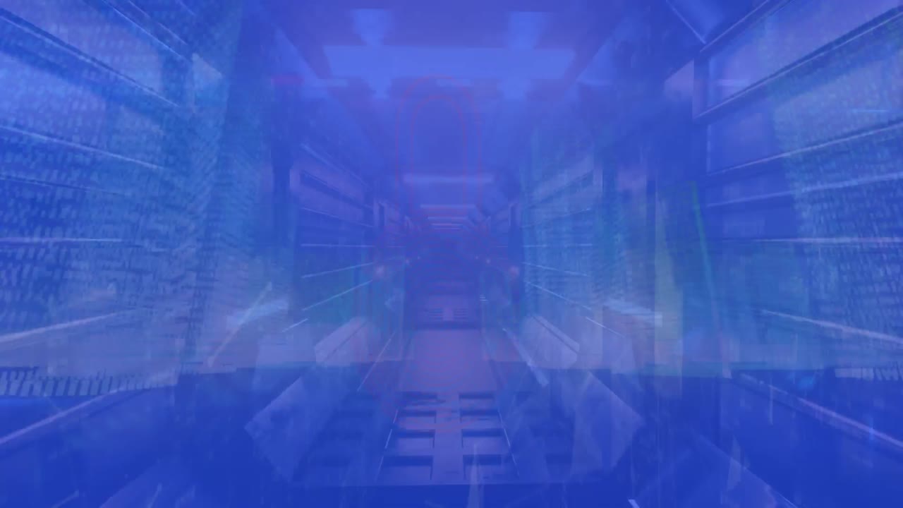 디지털 터널 위의 모양과  ⁇ 락의 애니메이션