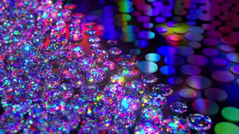 las burbujas de colores explotan.