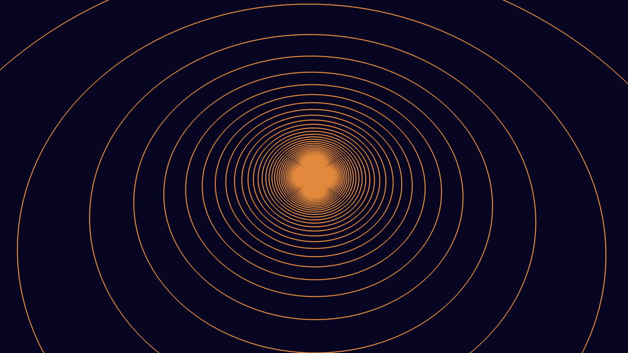 Captivating image mysterious and powerful black hole with orange glow