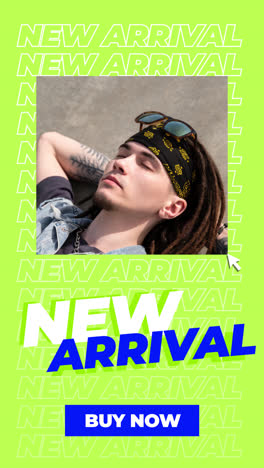 new arrival fashion advertisement