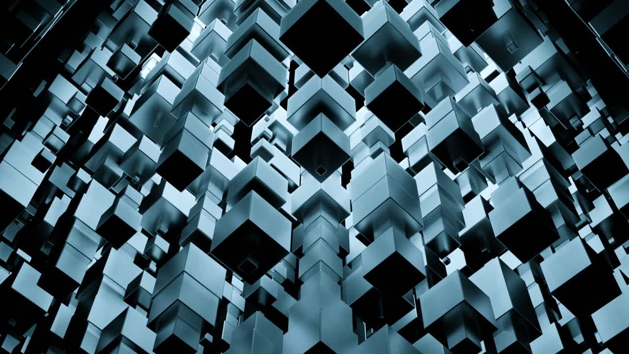 Abstract 3D Cube Background