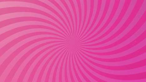 animación de rayas rosadas girando sobre un fondo rosado.
