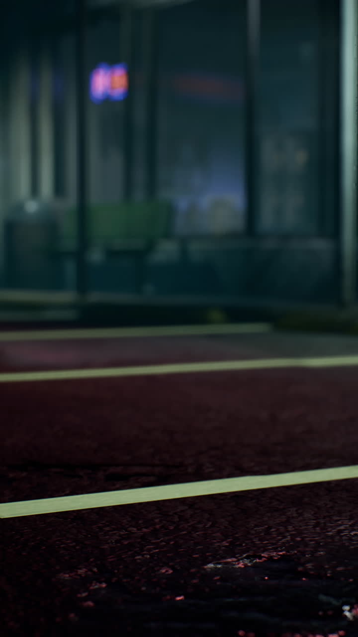 máquinas de lavandería automática en la noche viejo