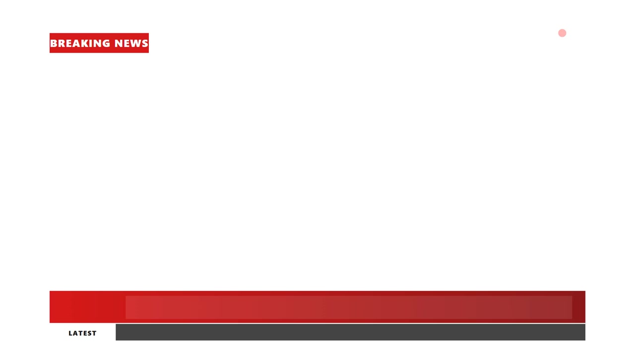 Breaking News grafik-skabelon til Lower Third i udsendelse