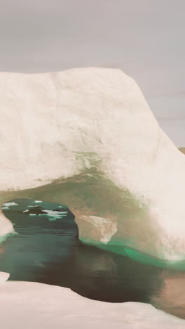 iceberg archway: a stunning arctic landscape