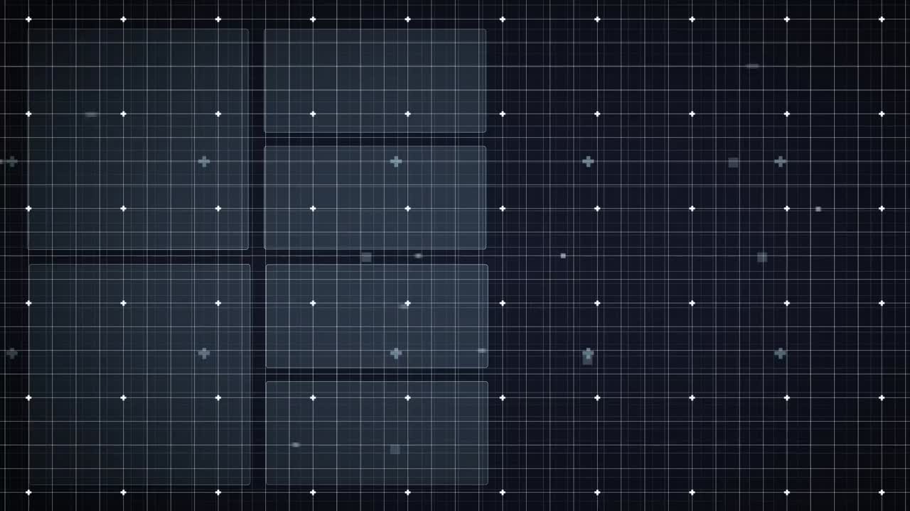 animación de la red de conexiones a través de puntos