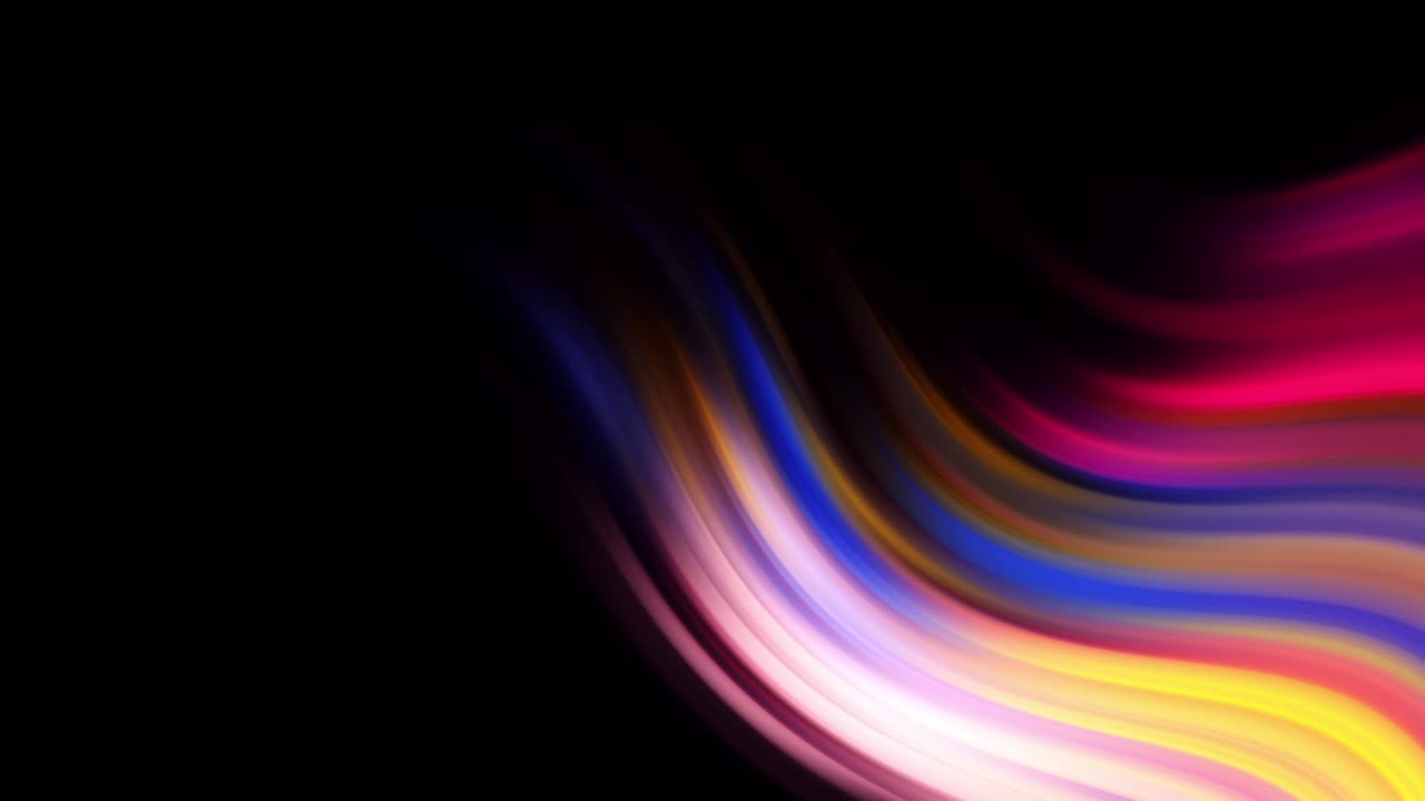 Abstract seamless loop motion graphic movement of rainbow swirl twisted gradient animation design background concept. Futuristic geometric patterns fluid trendy motion background design smooth color