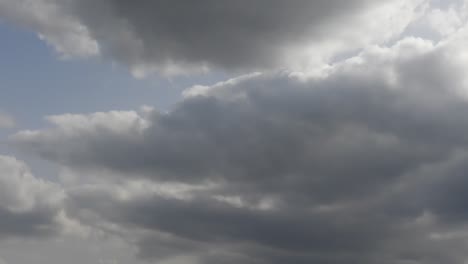 lapso de tiempo en la nube, tormenta, clima tormentoso, temporada de primavera