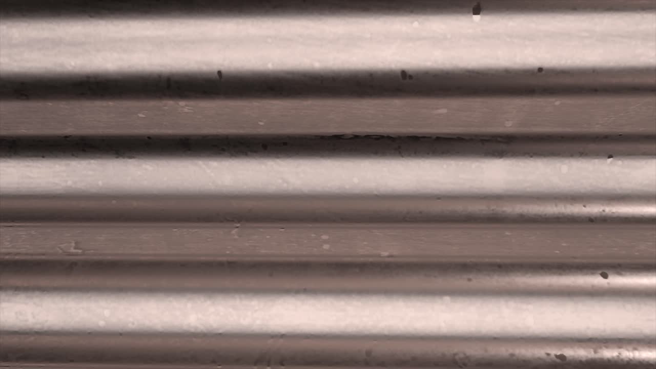 superficie metálica ondulada