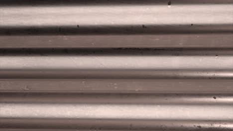 corrugated metal surface