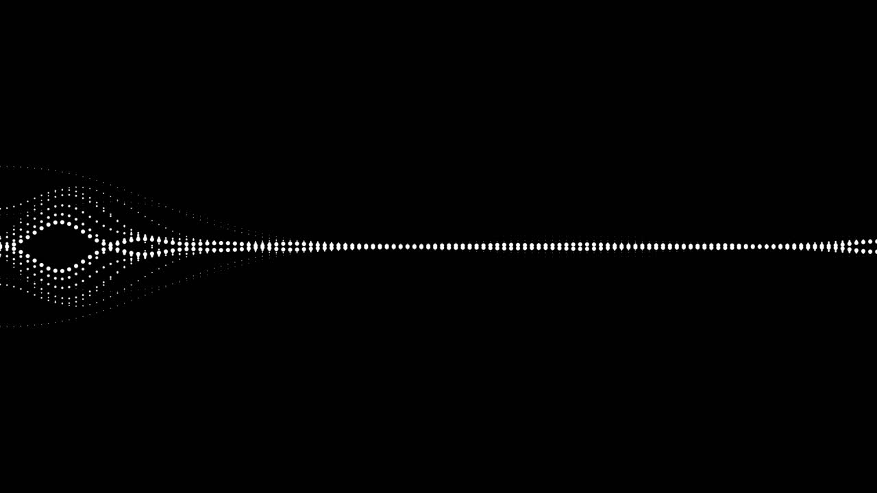 A simple black and white audio visualization effect-20