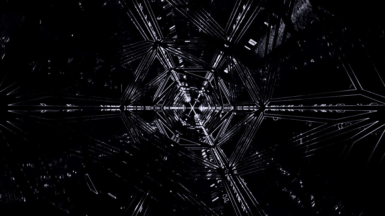 This captivating tunnel video loop features intricate patterns and dynamic movements, creating a mesmerizing visual experience perfect for a screensaver