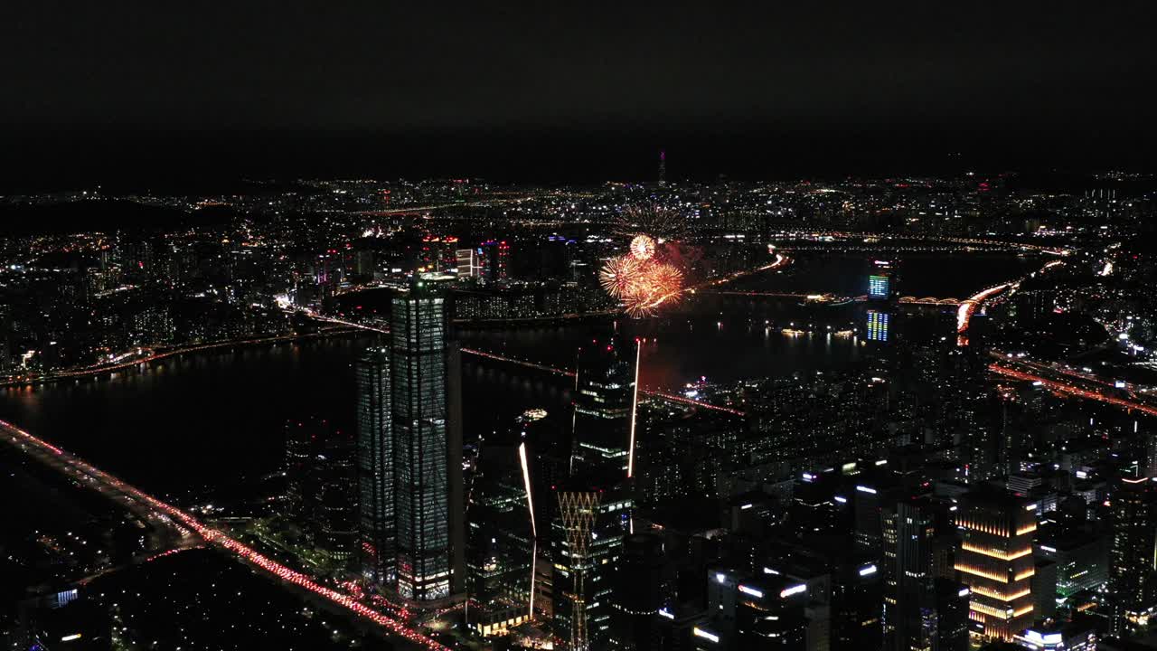festival de fuegos artificiales de seúl