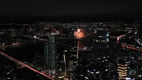 festival de fuegos artificiales de seúl