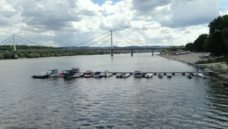 boats-on-beach-Štrand-in-Novi-Sad