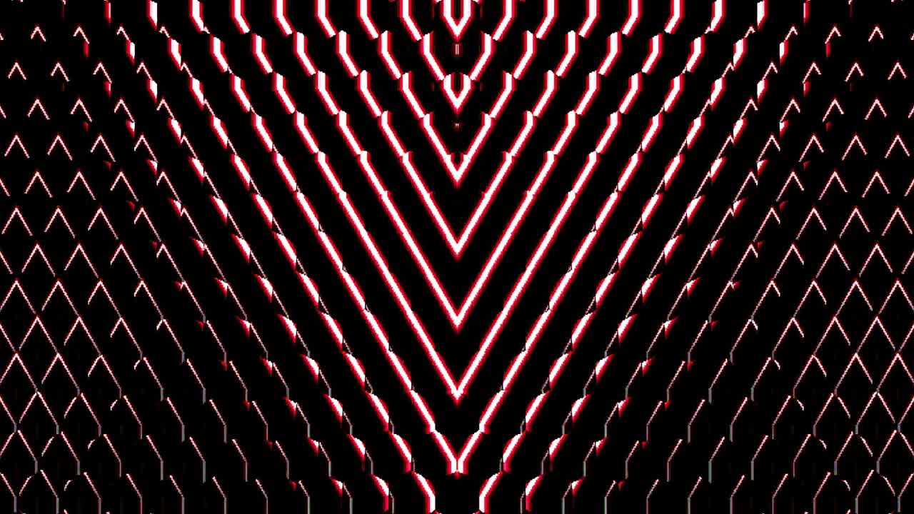 Beautiful video Lines of abstract backgrounds in multicolor textures. With red color reflection.