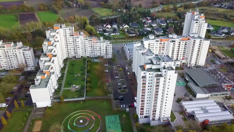 osterholz-tenever multi-storey apartment buildings at bremen, germany