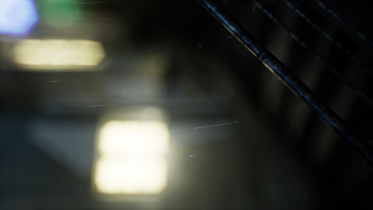 Urban Scene at Rainy Night