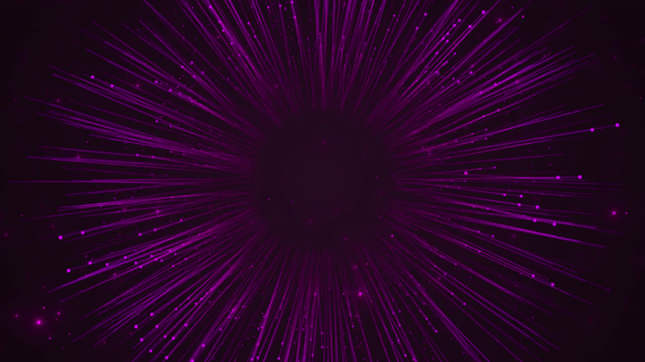 Abstract center neon light shine ray speed radial zoom for technology vj background speed of blue