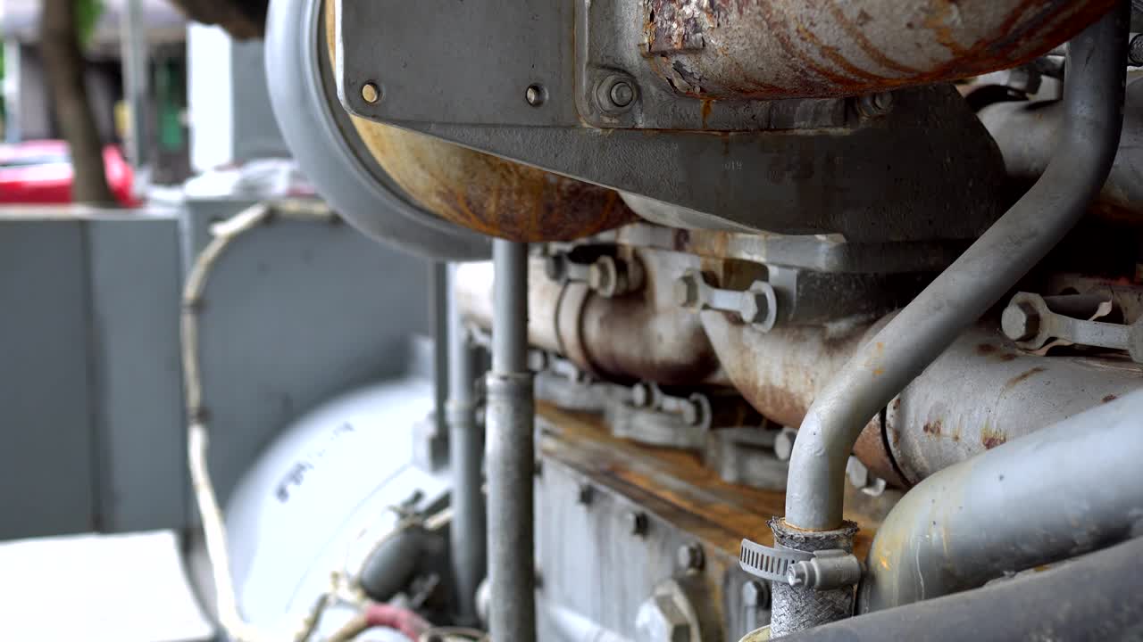 cerca de las partes del alternador sincrónico sin escobillas.